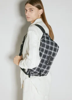 Large Check Belt Bag