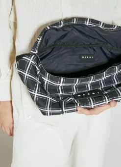 Large Check Belt Bag