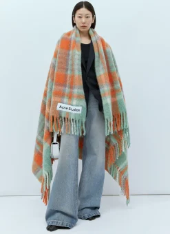 Large Check Scarf