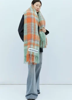 Large Check Scarf
