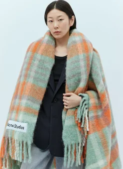 Large Check Scarf