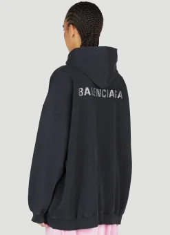 Large Fit Hooded Sweatshirt
