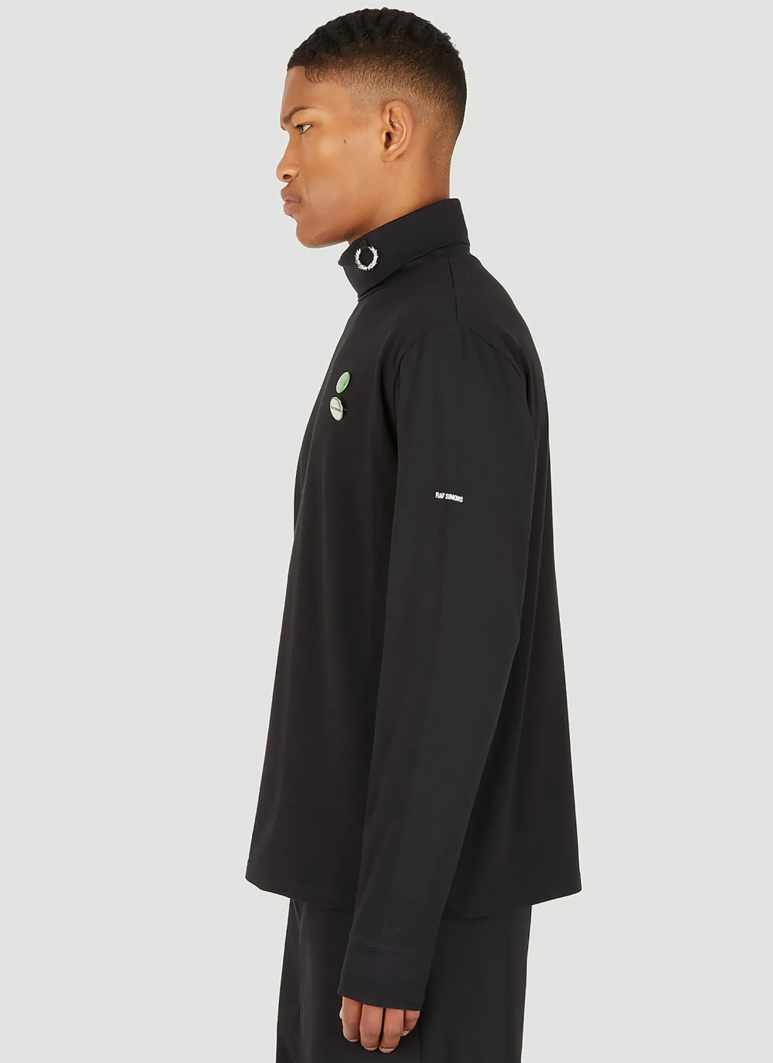 Laurel Wreath Roll Neck Top