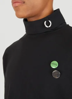 Laurel Wreath Roll Neck Top