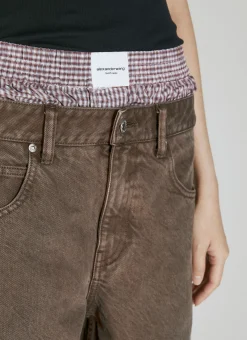Layered Boxer Skater Jeans