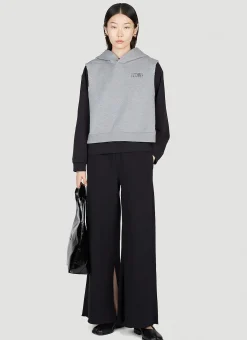 Layered Hooded Sweatshirt