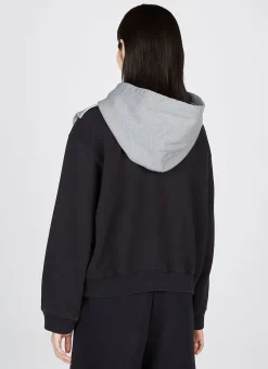 Layered Hooded Sweatshirt