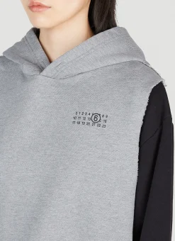Layered Hooded Sweatshirt