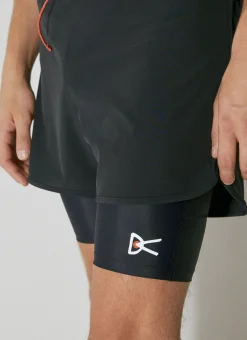 Layered Pocketed Trail Shorts