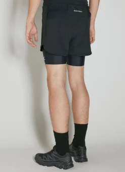 Layered Pocketed Trail Shorts
