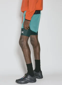 Layered Pocketed Trail Shorts