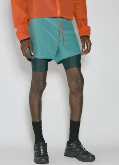 Layered Pocketed Trail Shorts