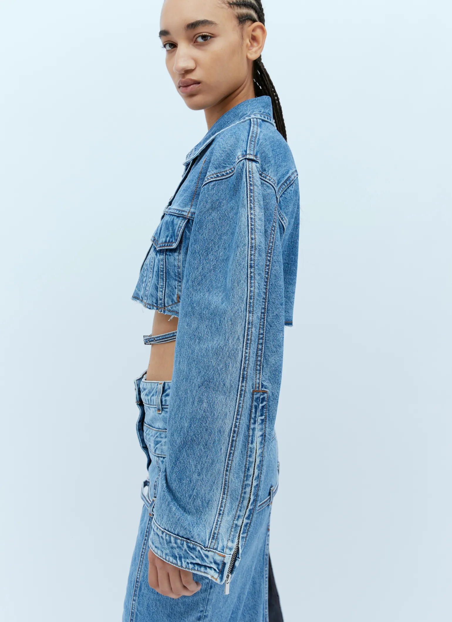 Le Haut De Nimes Corto Denim Jacket