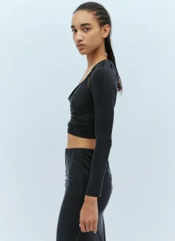 Le Haut Peplo Crop Top