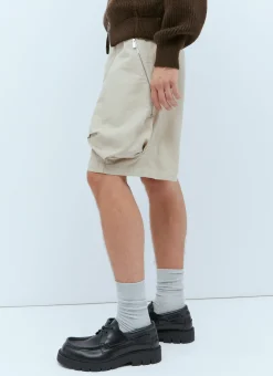 Le Short Cargo Croissant Bermuda Shorts