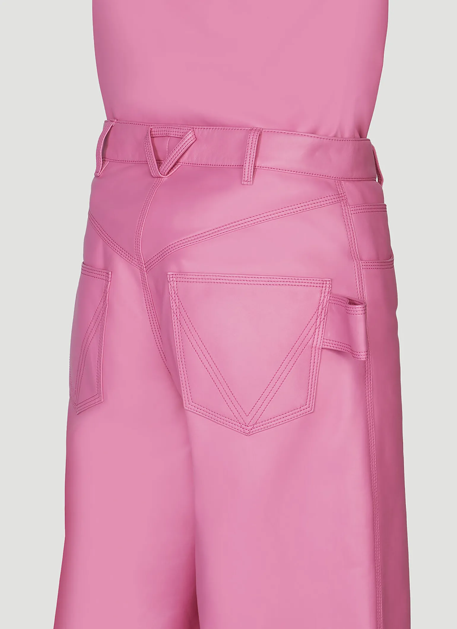 Leather Bermuda Shorts