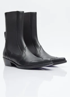 Leather Western Boots
