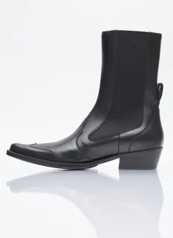 Leather Western Boots
