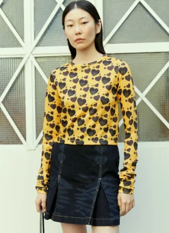 Leo Hearts Long Sleeve Top