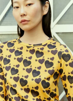 Leo Hearts Long Sleeve Top