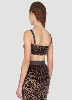 Leopard Print Crop Top