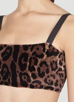 Leopard Print Crop Top