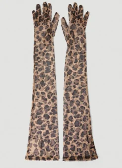 Leopard Print Gloves