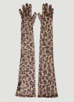 Leopard Print Gloves