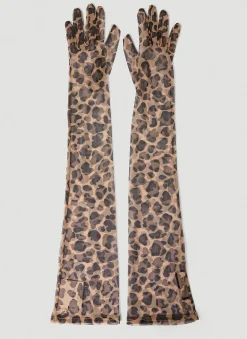 Leopard Print Gloves