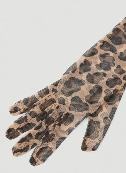 Leopard Print Gloves