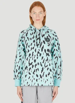 Leopard Print Hooded Sweatshirt