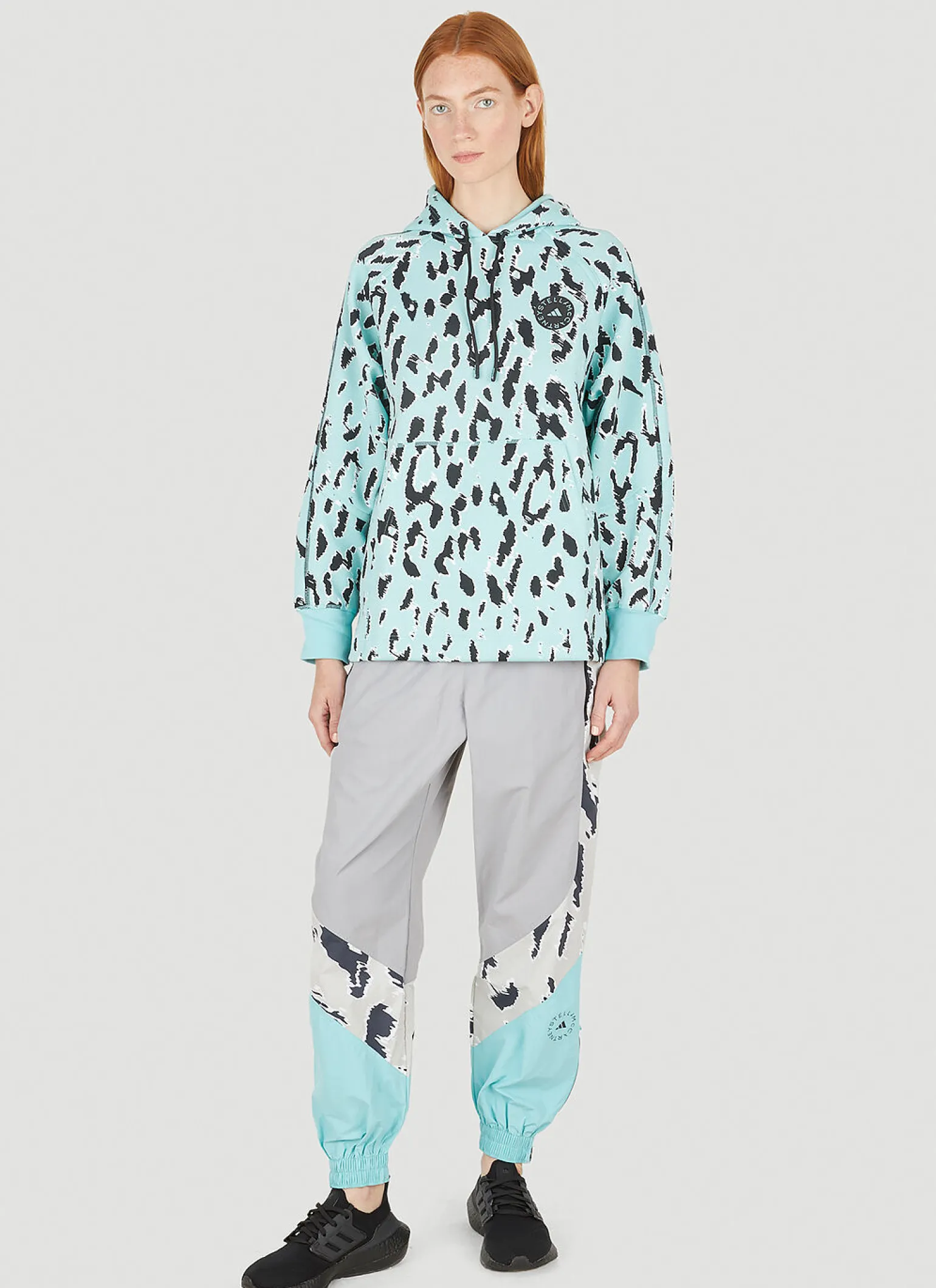 Leopard Print Hooded Sweatshirt