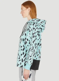 Leopard Print Hooded Sweatshirt