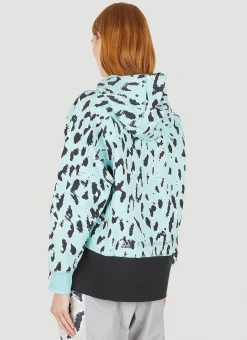 Leopard Print Hooded Sweatshirt