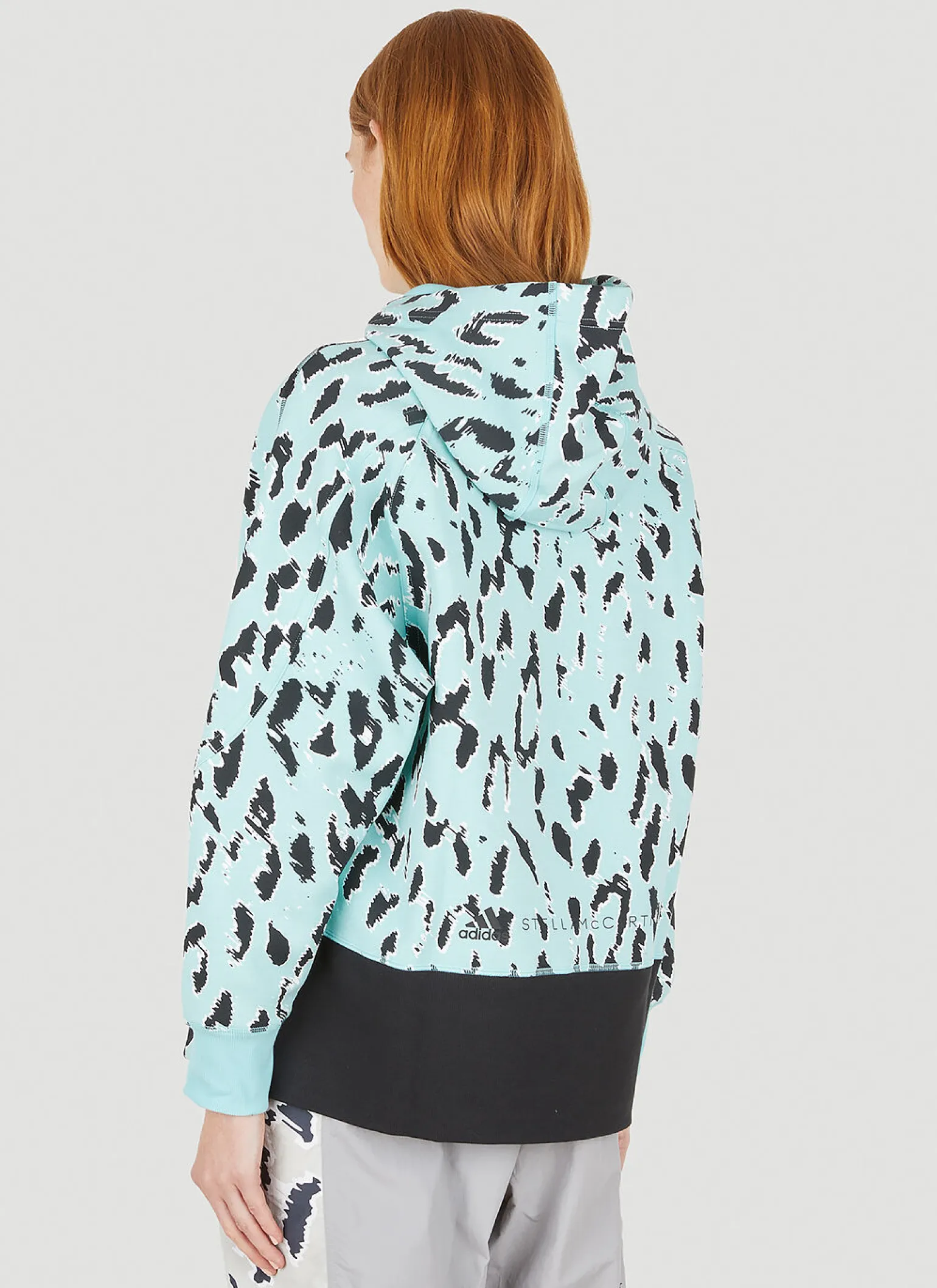 Leopard Print Hooded Sweatshirt