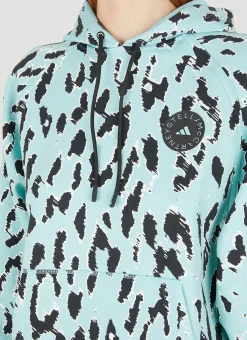 Leopard Print Hooded Sweatshirt