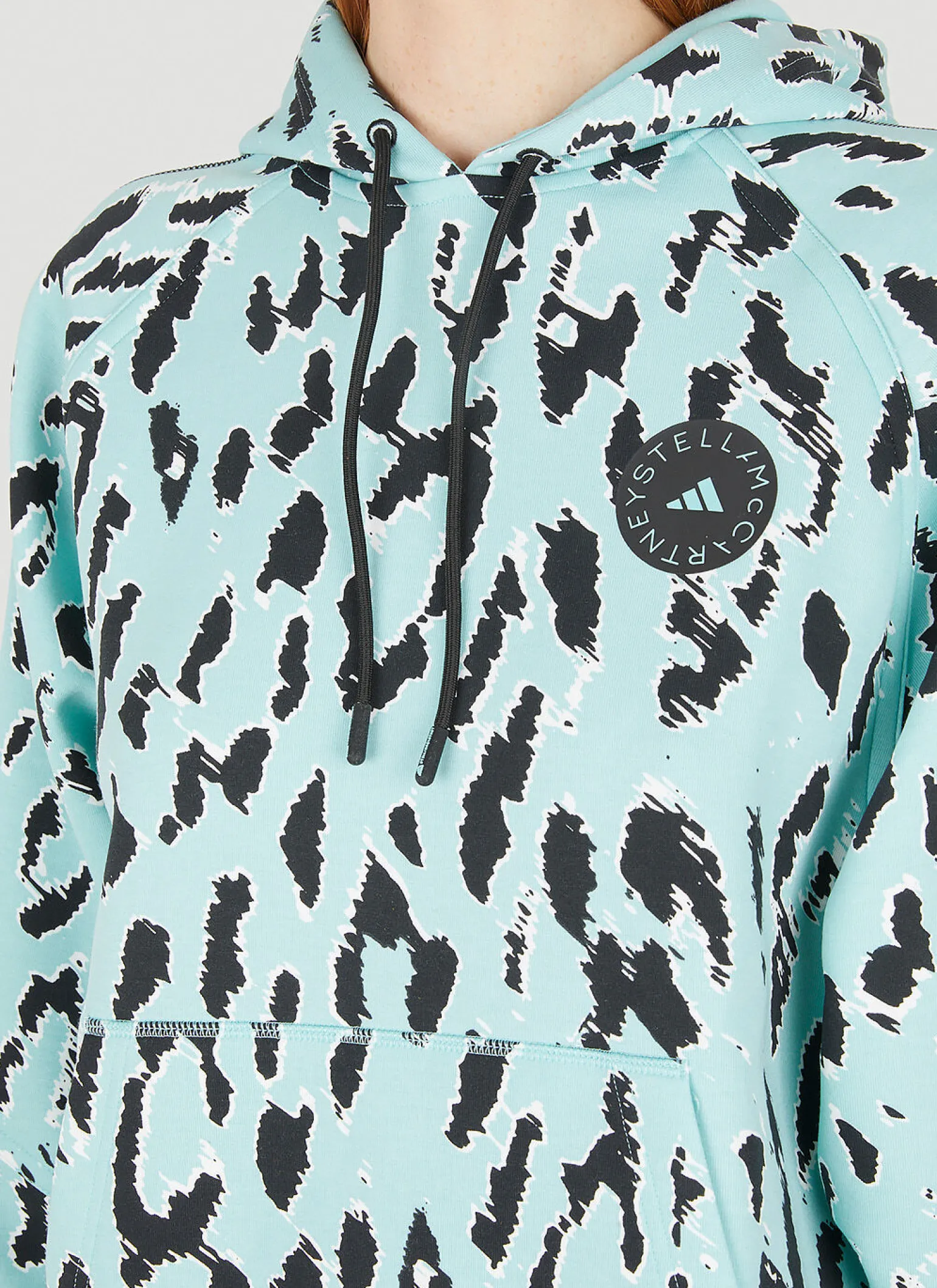 Leopard Print Hooded Sweatshirt