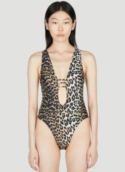 Leopard Print Swimsuit