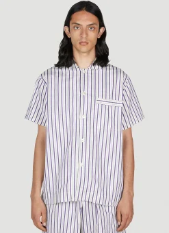 Lido Stripe Short Sleeve Pyjama Shirt