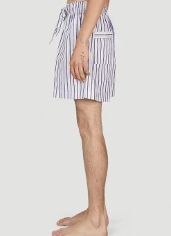 Lido Stripe Sleep Shorts