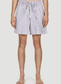 Lido Stripe Sleep Shorts