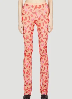 Lips Mesh Leggings