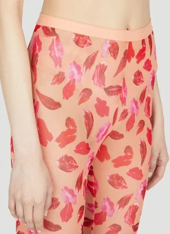 Lips Mesh Leggings