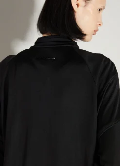 Logo Applique Zip-Up Sweatshirt