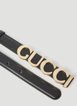 Logo Buckle Belt