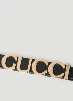 Logo Buckle Belt