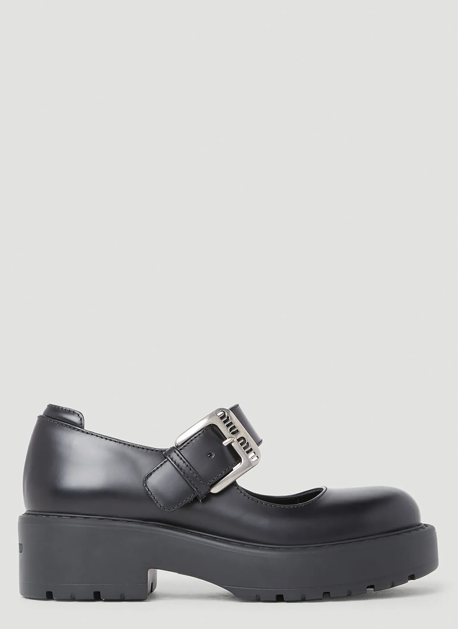 Logo Buckle Mary Jane Platforms