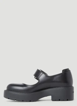 Logo Buckle Mary Jane Platforms