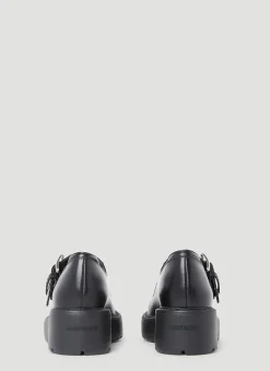 Logo Buckle Mary Jane Platforms