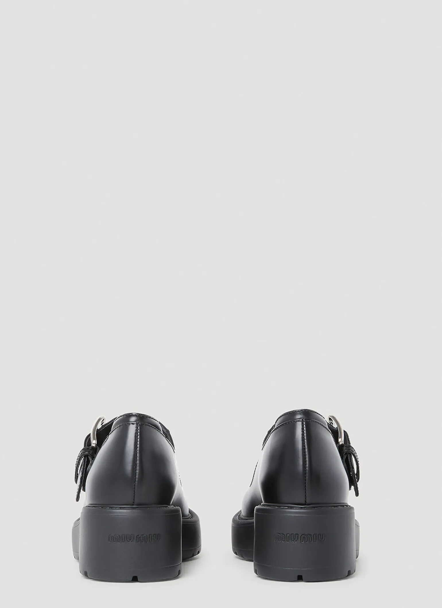 Logo Buckle Mary Jane Platforms